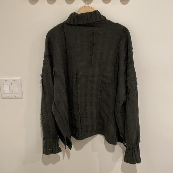 GILLI Women's Happy Holidays Pullover Knit Size 1X Hunter Green - Picture 6 of 6